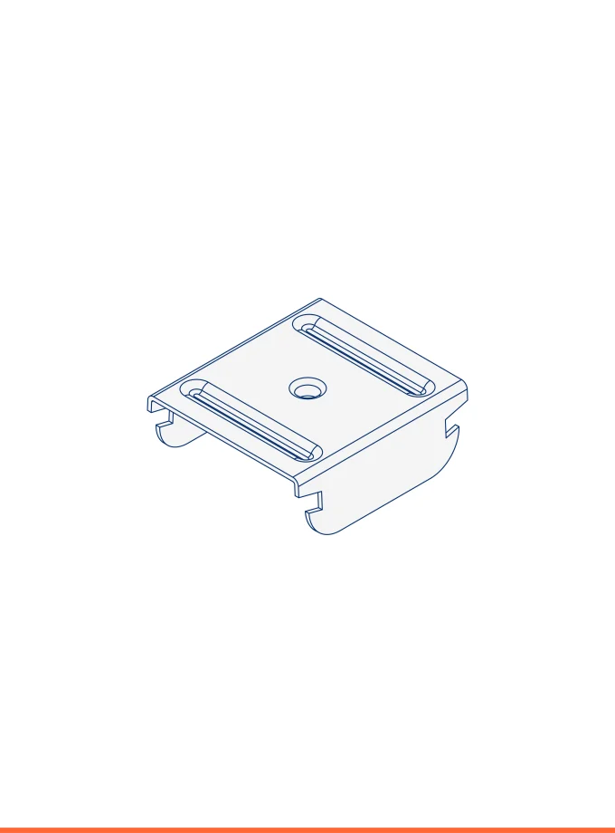 Gancio distanziatore foro filettato M6