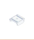 Spacer connector with through hole Ø 7