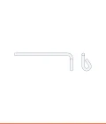 90° bent hanger Ø 3.9