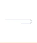 15 mm U-shaped hanger Ø 3.9