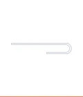 15 mm U-shaped hanger Ø 3.9