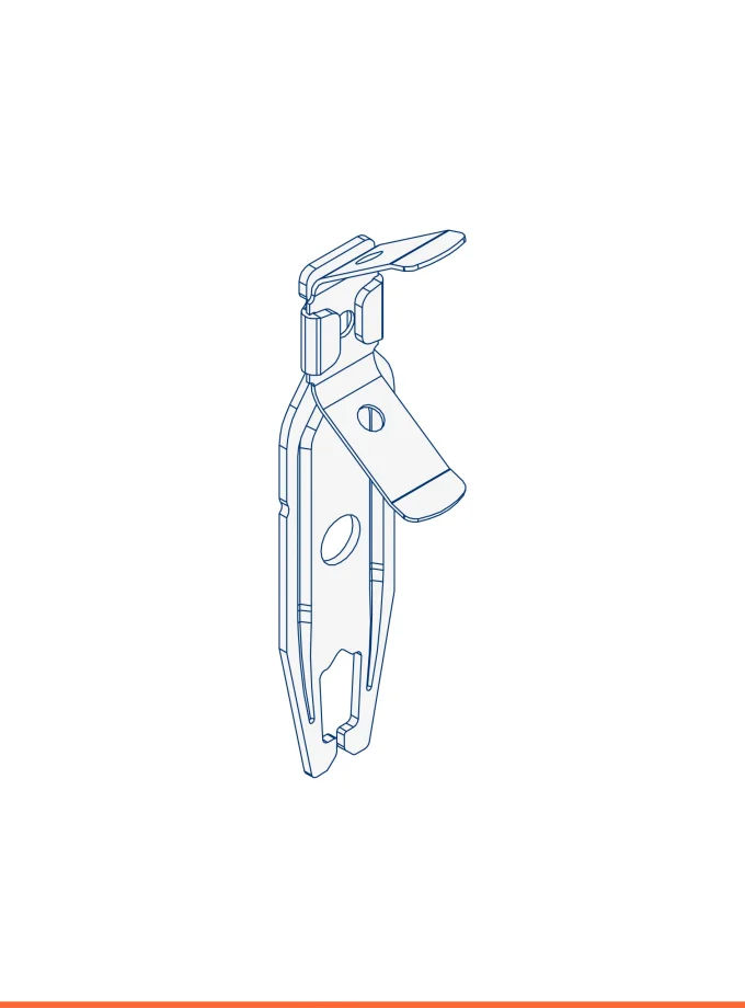 Sliding spring connector EVOLUTION