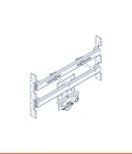Carrier frame for wall-hung washbasin