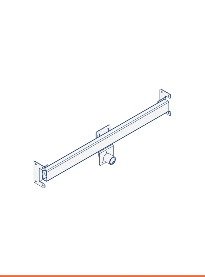 Frame for shower head