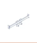 Frame for external water mixer (bathtub, shower, water heater or wash basin)