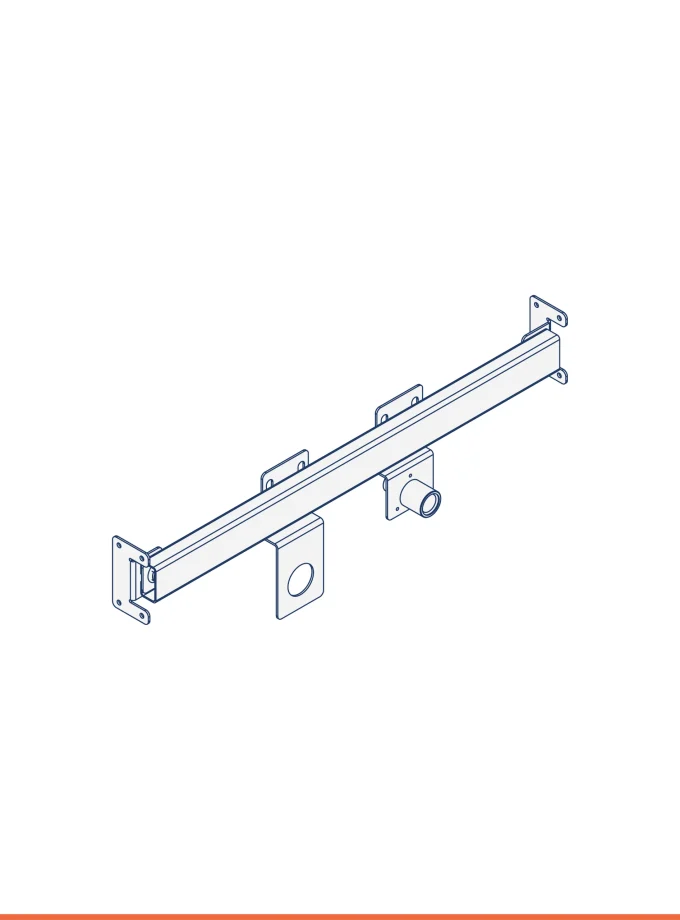Frame with couplings (washing machines and dishwashers)