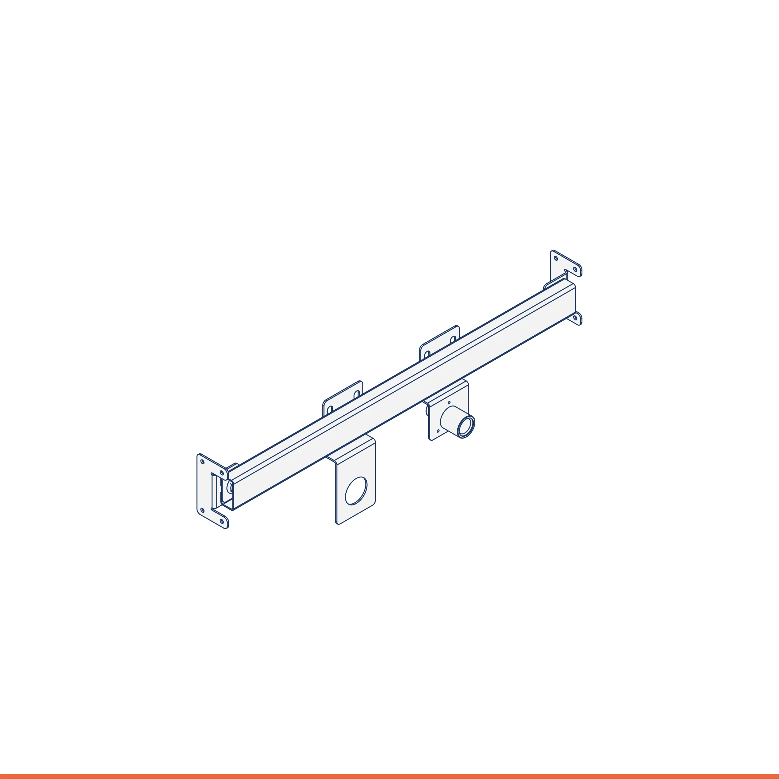 Frame with couplings (washing machines and dishwashers)