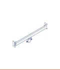 Drain pipes support frame