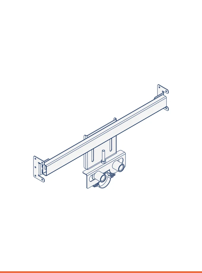 Frame with couplings for floor-mounted bidet