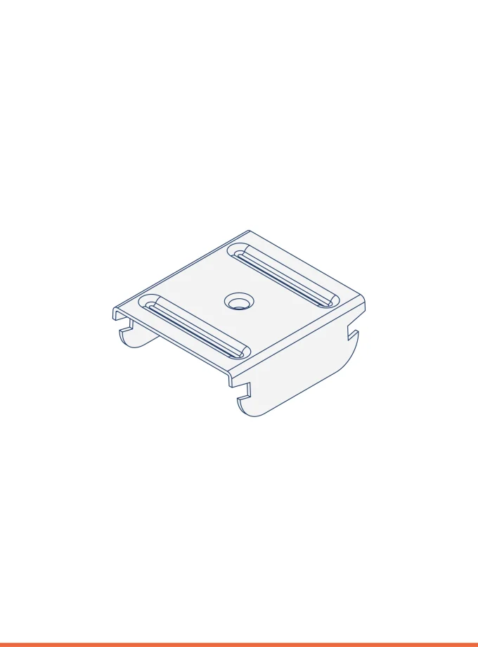 Zinc-magnesium spacer connector with M6 threaded hole
