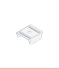 Zinc-magnesium spacer connector with through hole Ø 7