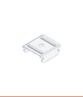 Zinc-magnesium spacer connector with through hole Ø 7