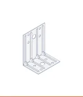 Zinc-magnesium L-bracket