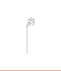 Gummy System 90° bent hanger Ø 3.9 mm