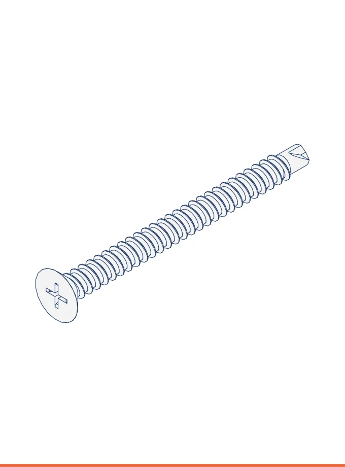 C5-M self-drilling screw Ø 3.5