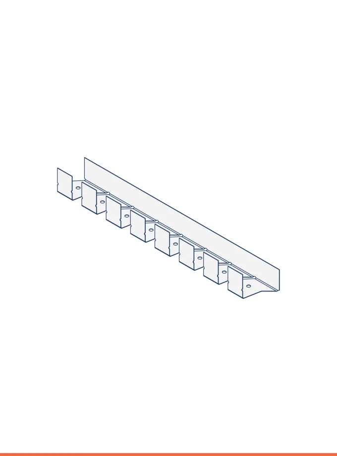 Flexible U-track (50 x 40 mm)