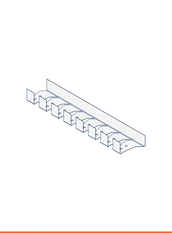 Flexible U-track (74 x 40 mm)
