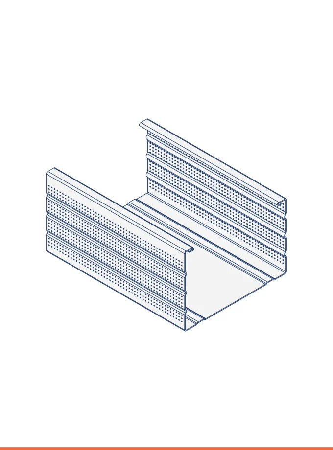 C-stud (74 x 50 mm)