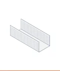 Guida ad U - h 37 (37 x 30 mm)