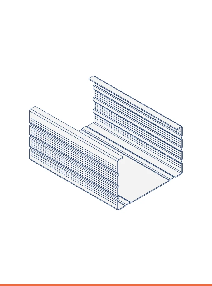 C-stud (74 x 50 mm)