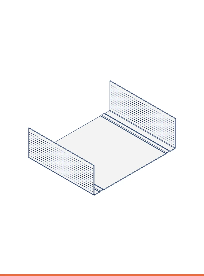 Guida ad U (125 x 40 mm)