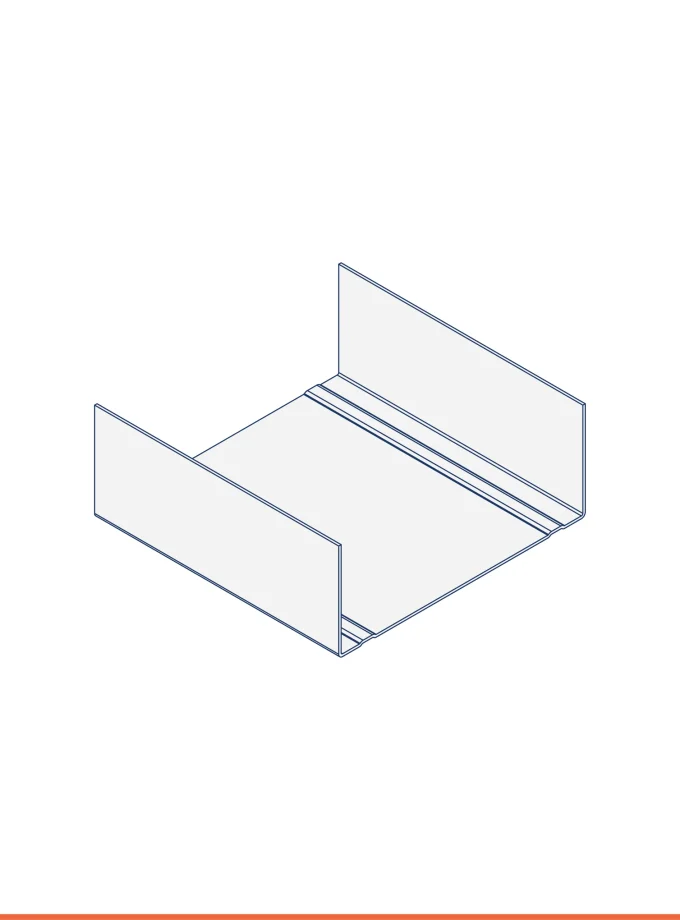 U-track (100 x 40 mm)