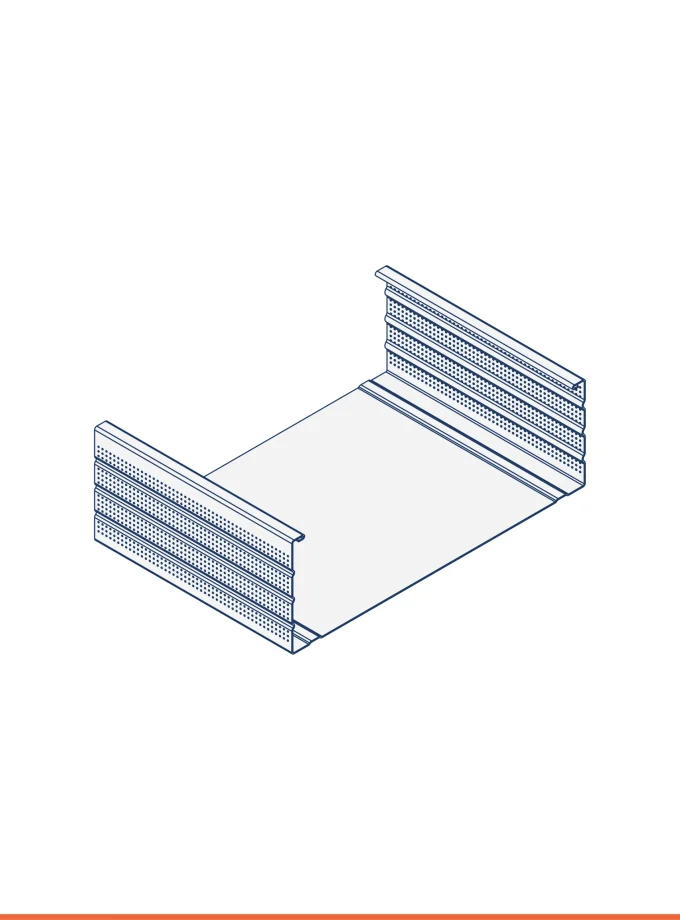 Zinc-magnesium C-stud (149 x 50 mm)