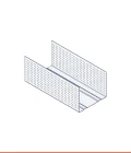 Zinc-magnesium U-track (50 x 40 mm)