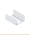 Zinc-magnesium U-track (75 x 40 mm)