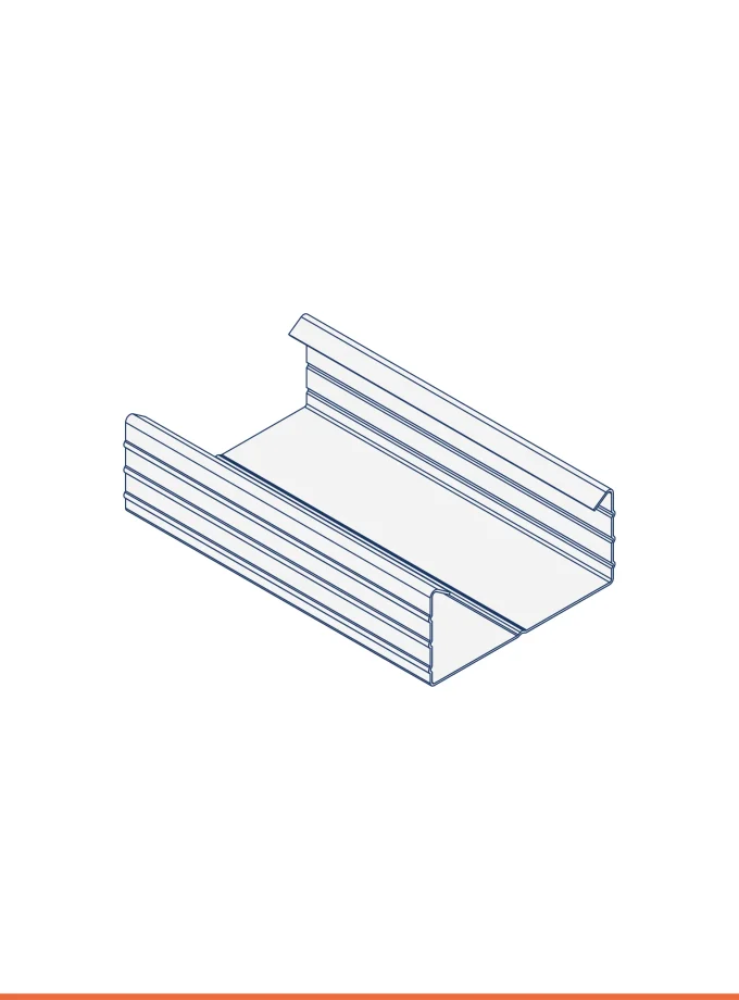 C5-M C-stud with angled edge (60 x 27 mm)