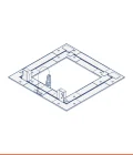 Air Stop Plasterboard inspection hatch with hydro-plate, silicone gasket, removable panel (individual packaging)