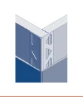 Pvc corner bead with variable angle