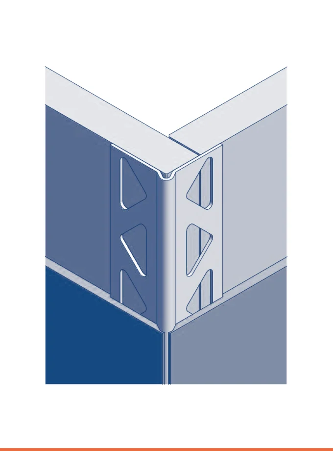 Pvc corner bead with variable angle