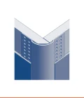 Pvc bullnose outside corner bead