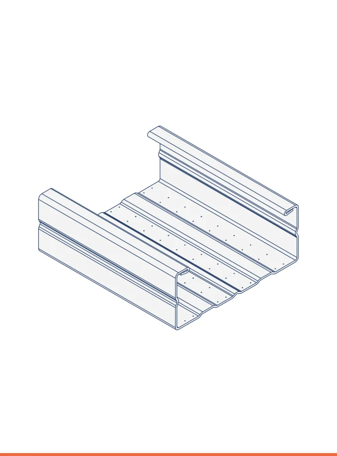 F45 C-stud (45 x 18 mm)
