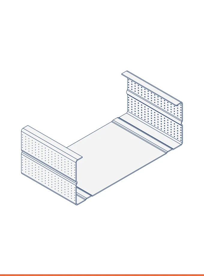 C-stud (98 x 36 mm)