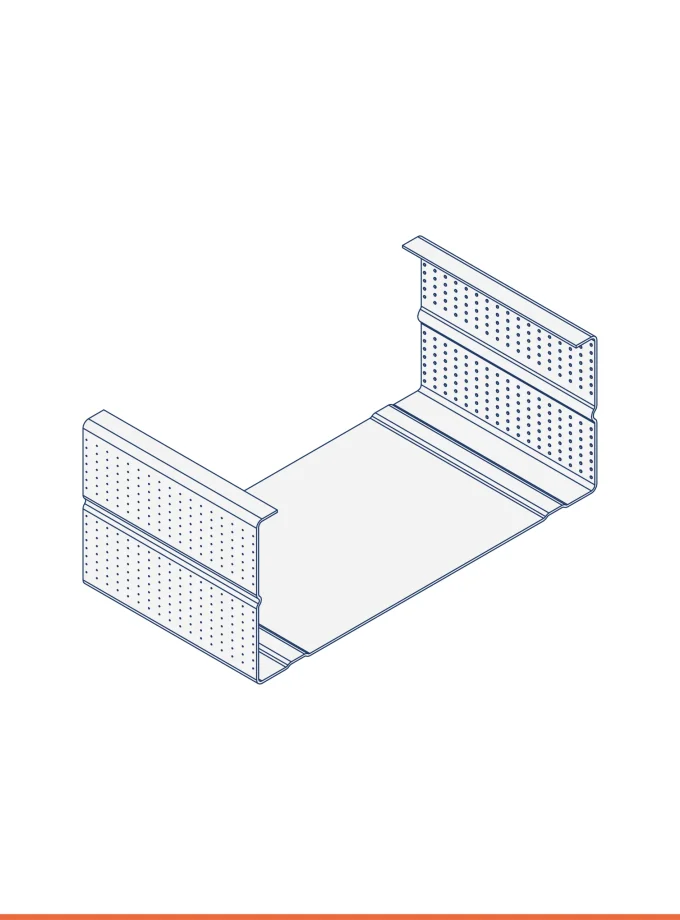 C-stud (98 x 41 mm)