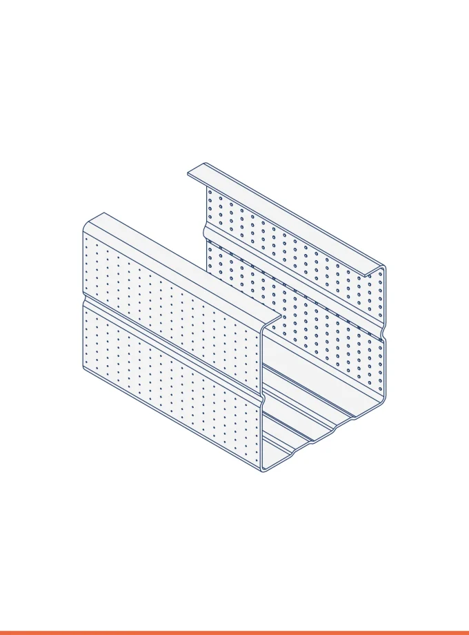 C-stud (35 x 36 mm)