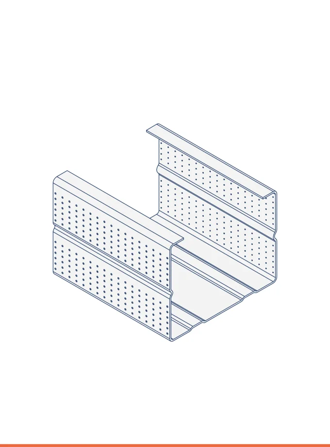 C-stud (46 x 36 mm)