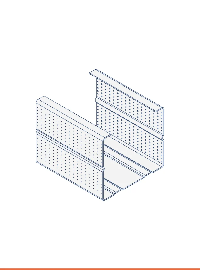 C-stud (46 x 41 mm)
