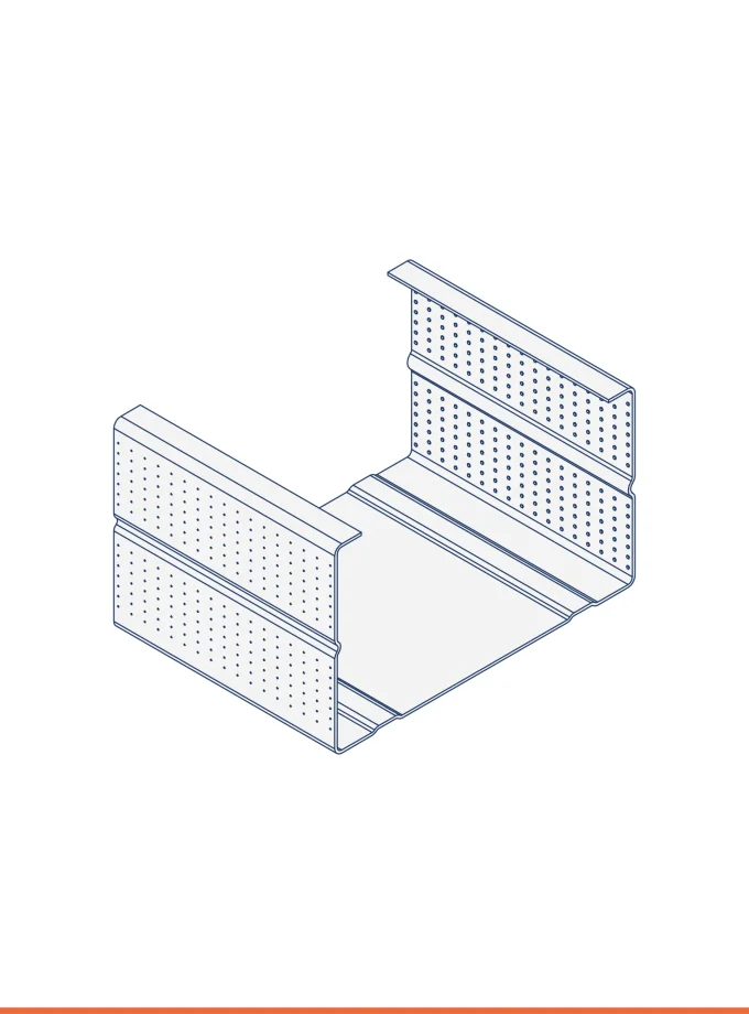 C-stud (68 x 41 mm)