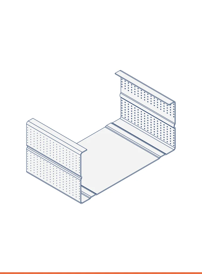 C-stud (88 x 41 mm)