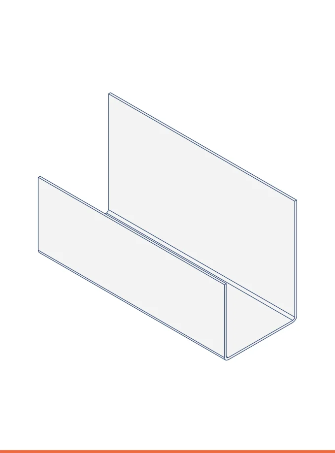 U-track (20 x 28 mm)